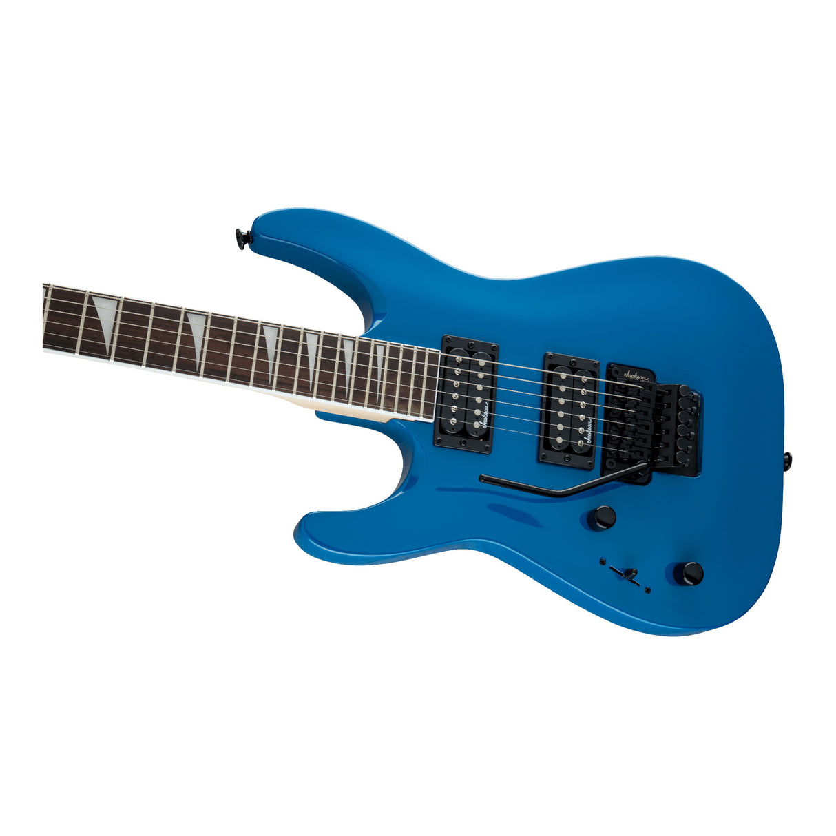 Jackson JS Series Dinky Arch Top JS32 DKA LH, Bright Blue Electric Guitar