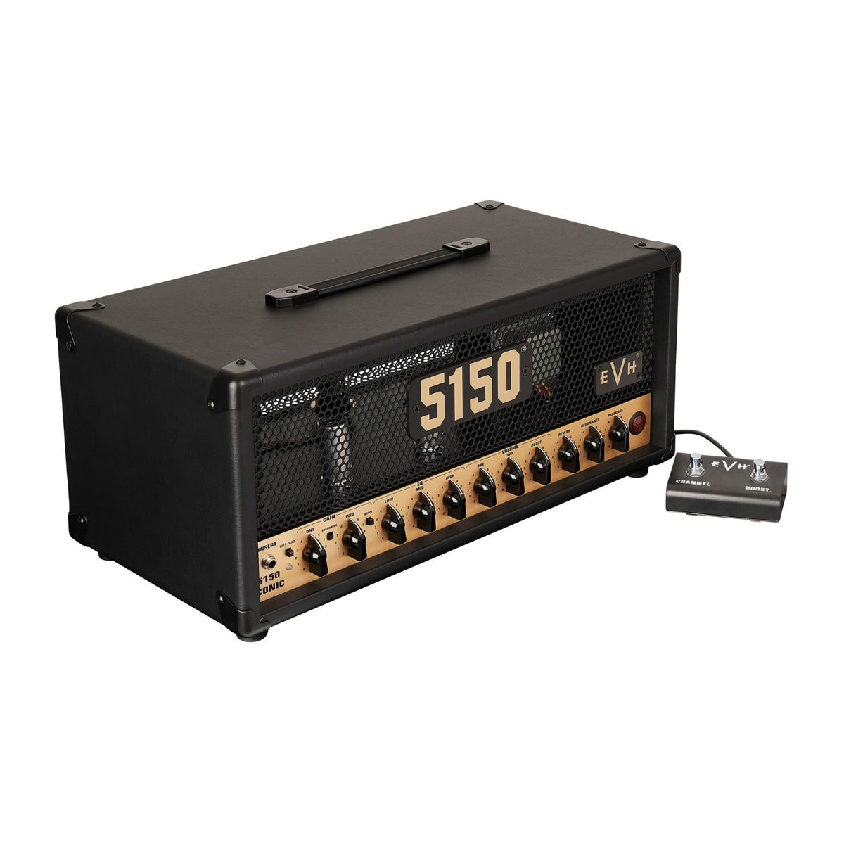 EVH 5150 Iconic Series 15W Guitar Amplifier Head with EL34 Power Tube (Black)