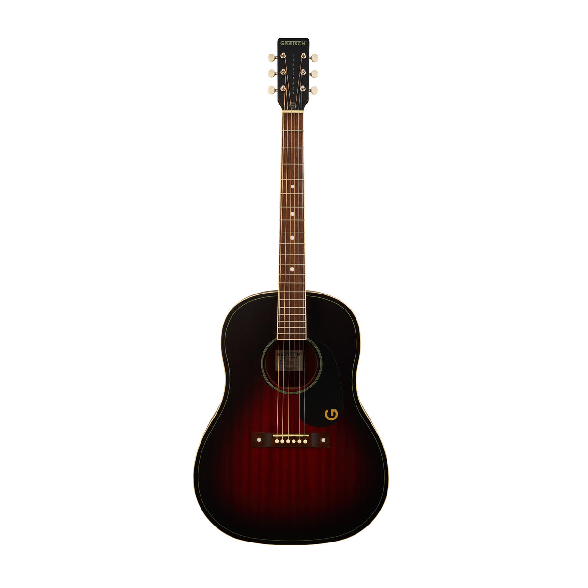 Gretsch Jim Dandy Dreadnought Guitar Walnut Fingerboard (Deep Cherry Burst) (Open Box)