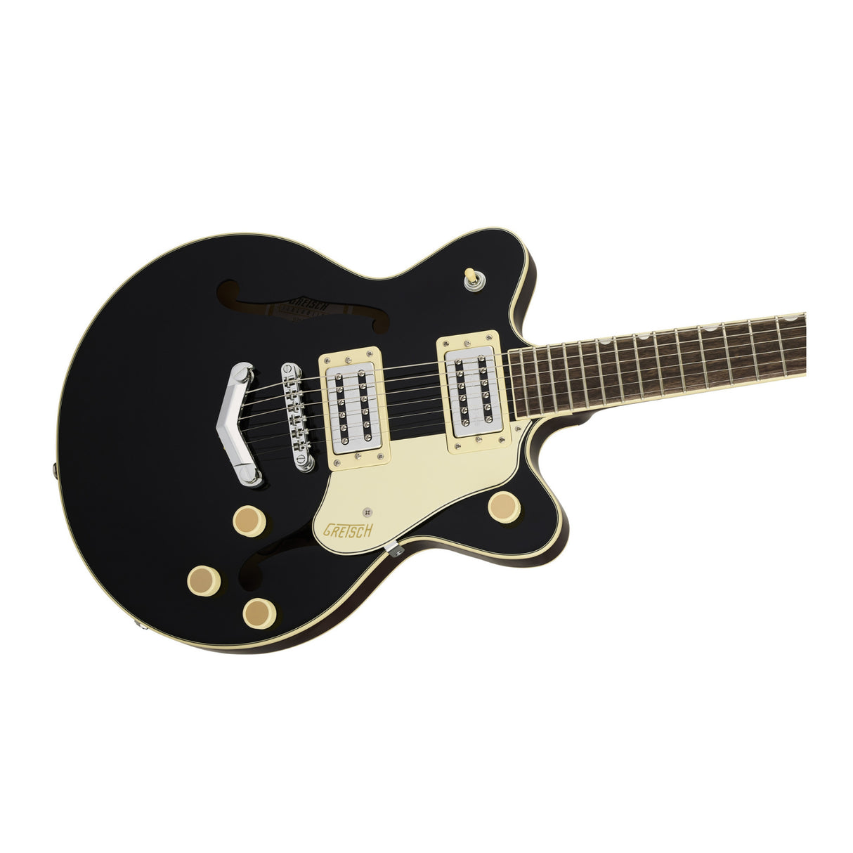 Gretsch G2655 Streamliner Center Block Jr. Double-Cut with V-Stoptail (Black)