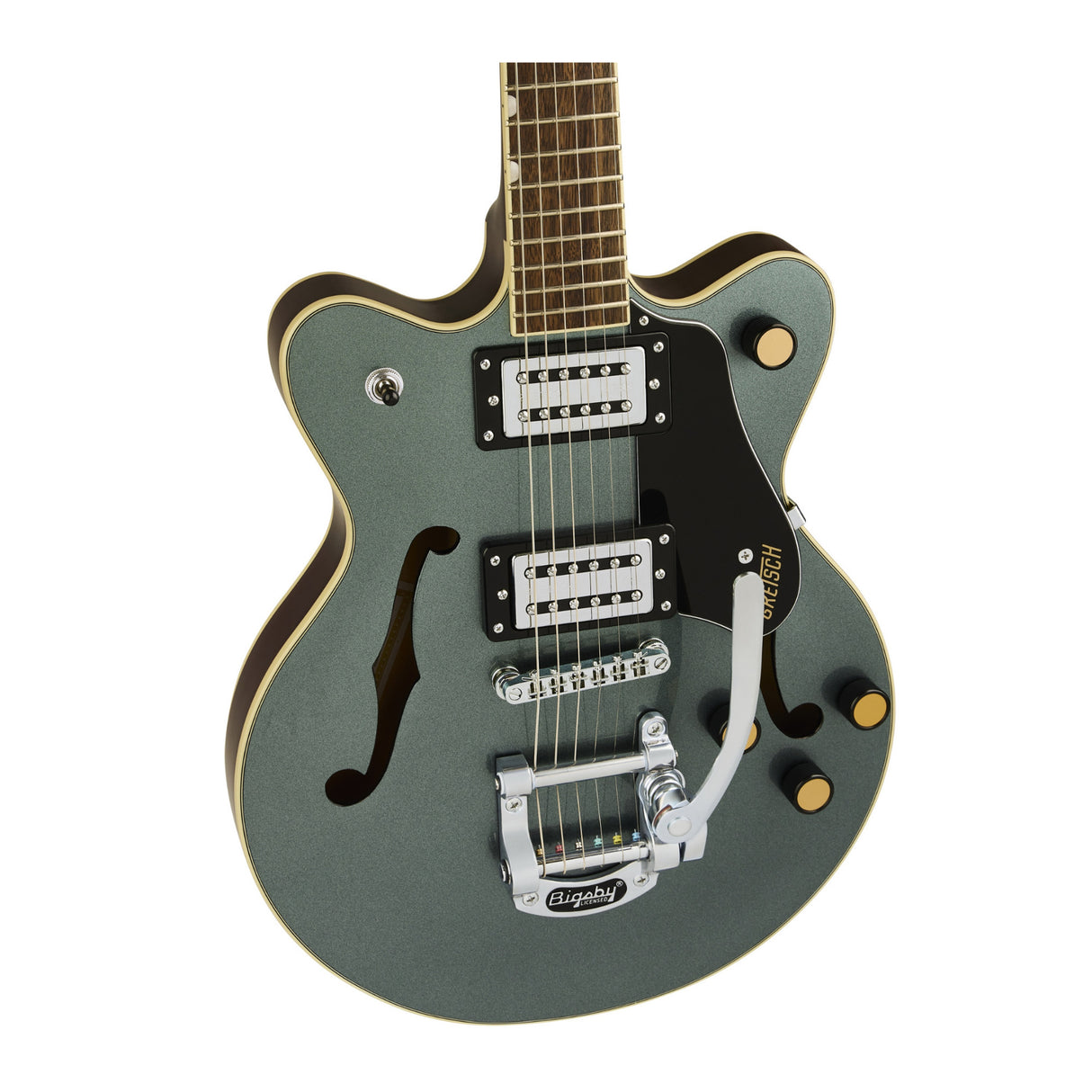 Gretsch G2655T Streamliner Center Block Jr. Double-Cut Bigsby (Gunmetal, 2 Tone)