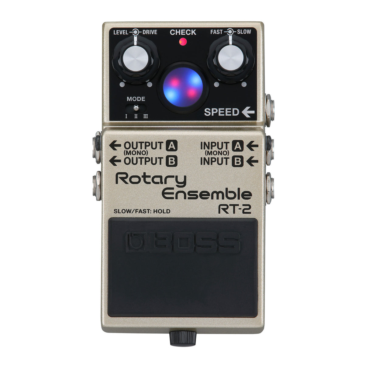 Boss RT-2 Rotary Ensemble Pedal with 32-bit DA Conversion 48 kHz Sample Rate