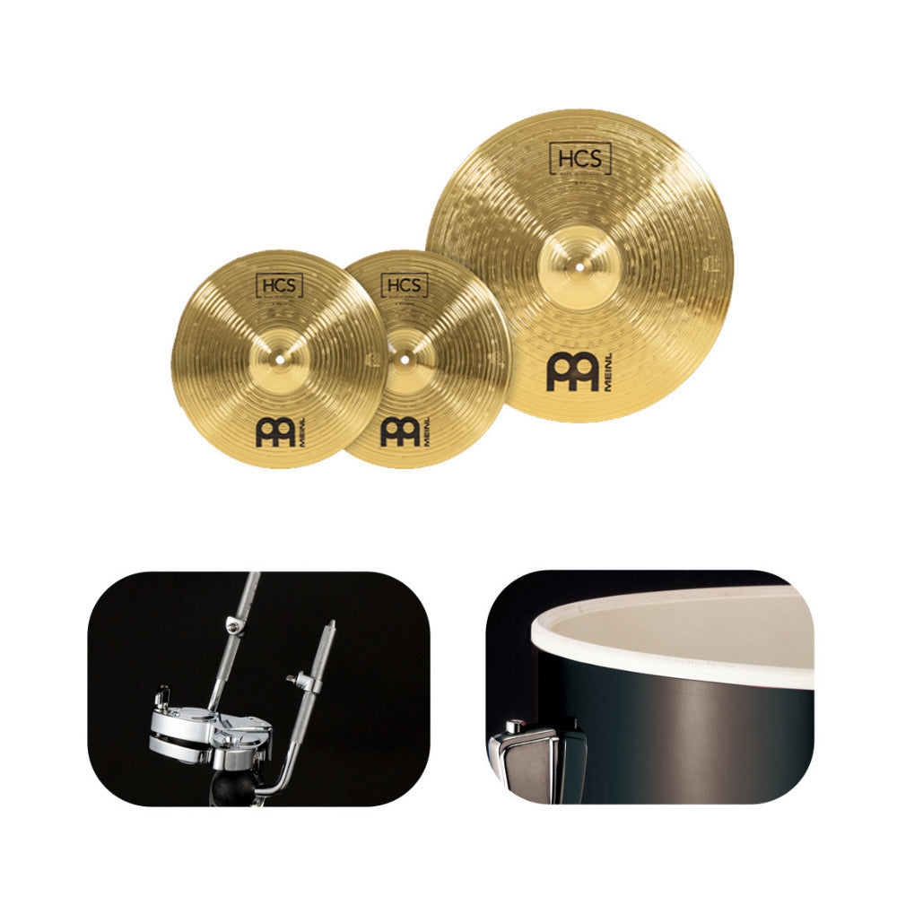 Tama Imperialstar 5-Piece Drum Kit with Meinl HCS Cymbals (Hairline Black)