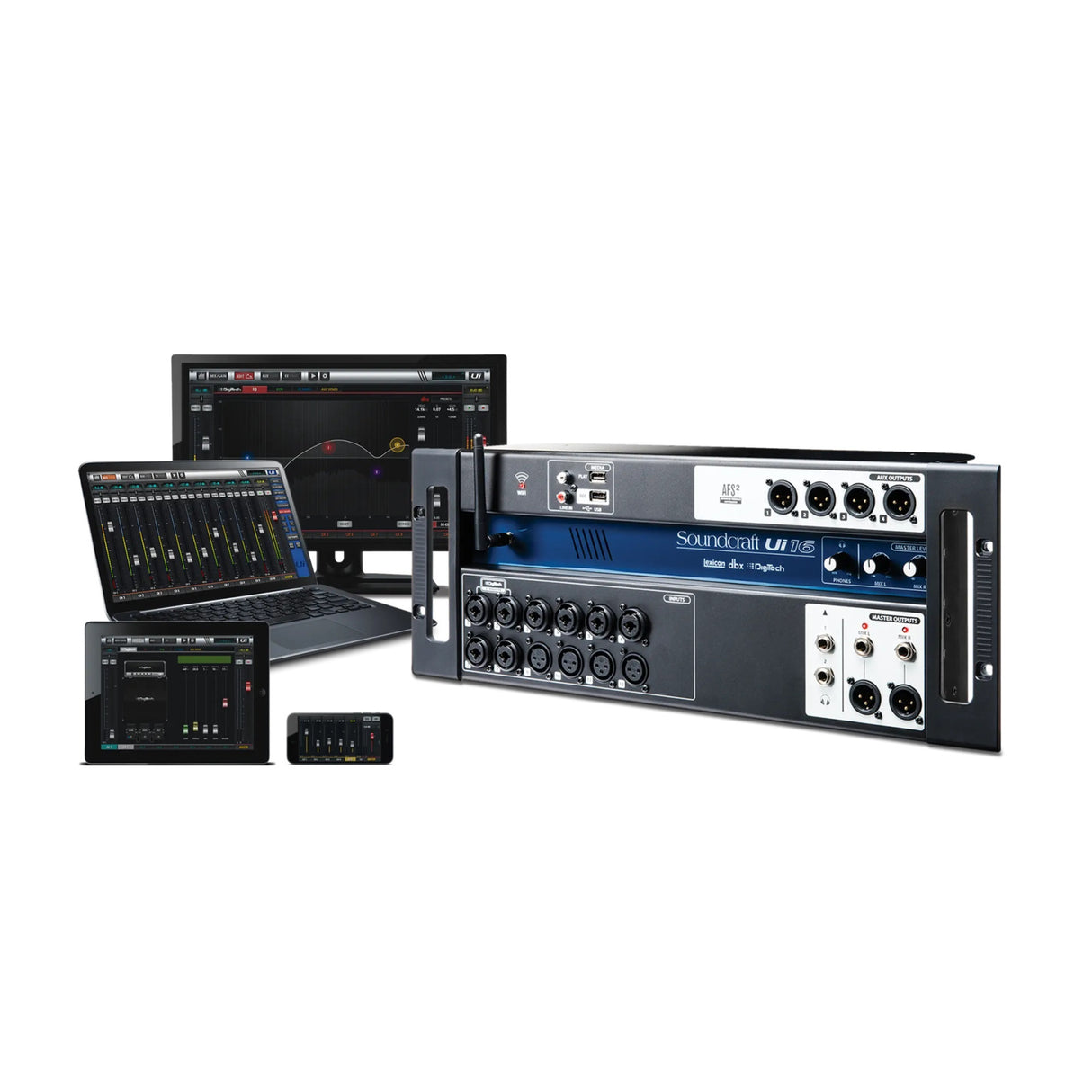 Soundcraft 5056219 Ui-16 Digital Mixer - Wireless Multi-Device Control