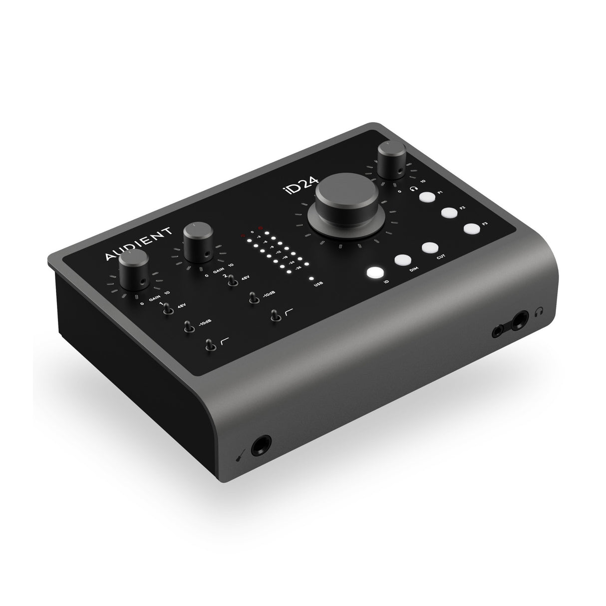 Audient iD24 USB-C Audio Interface with 2 Console Mic Preamps and Class Leading Converters