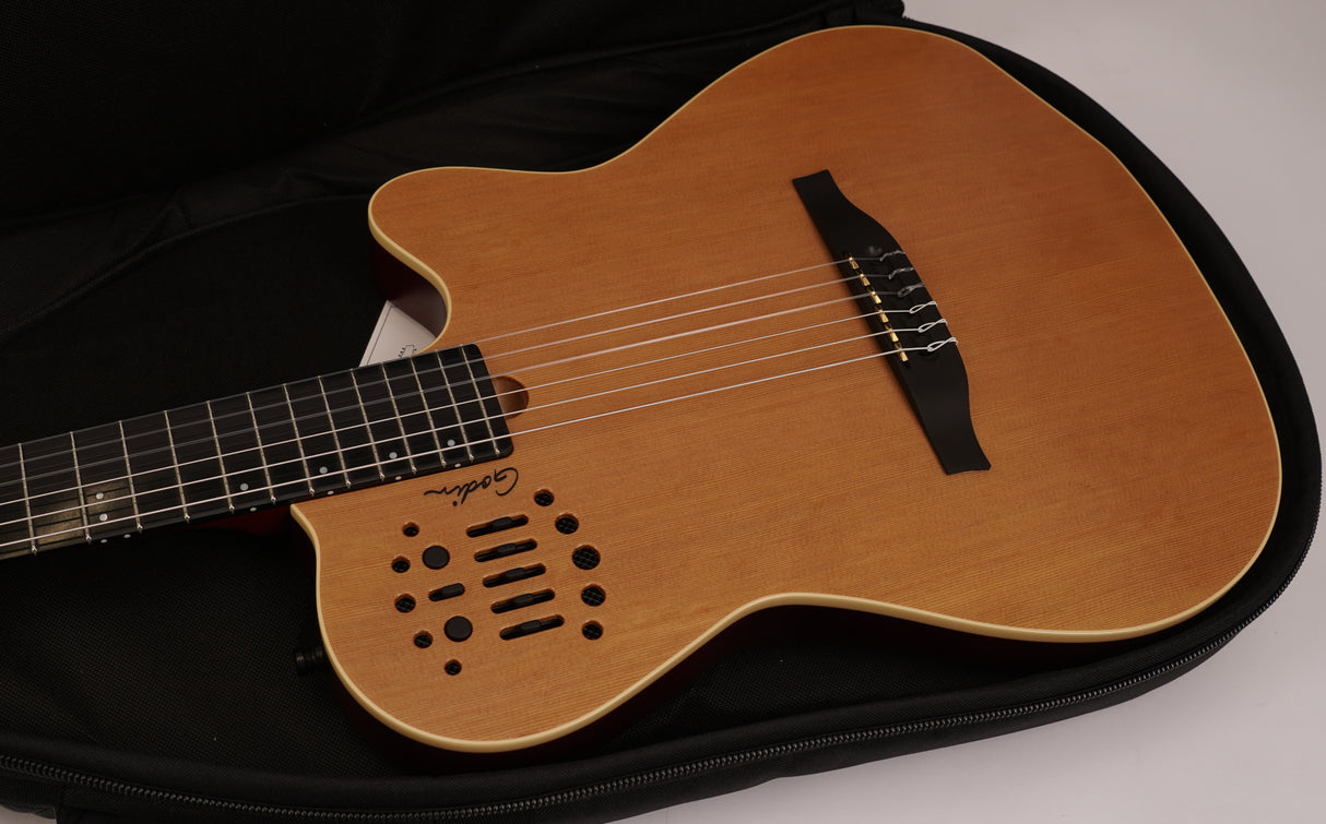 Godin ACS SLIM Nylon Natural SG Slim Neck Nylon String Guitar with Synth Access (Used)