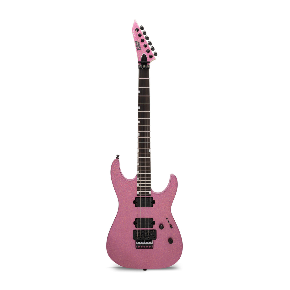 ESP USA M2 DX FR BH Disco Pink Sparkle SDBW Floyd Rose Tremolo with Case