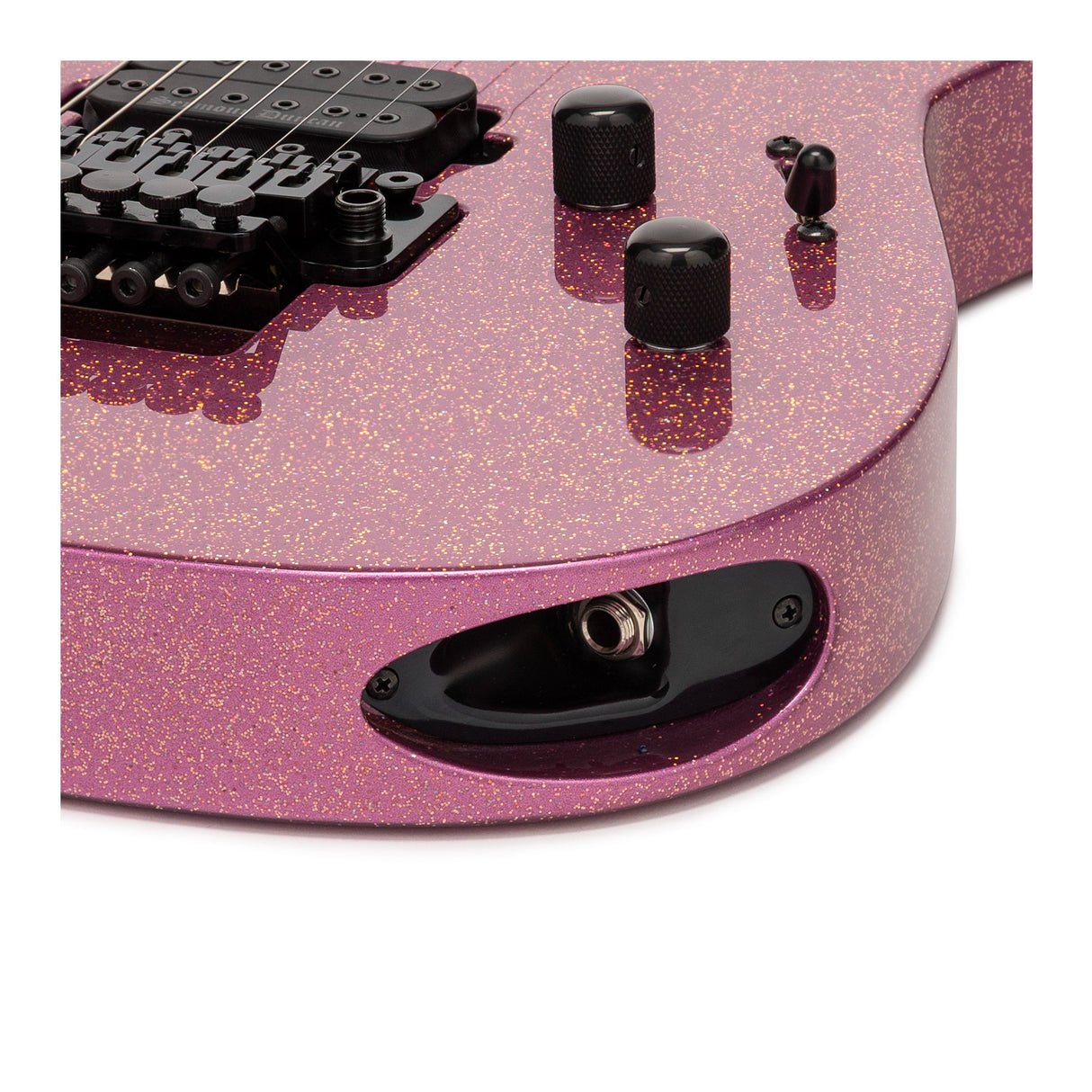 ESP USA M2 DX FR BH Disco Pink Sparkle SDBW Floyd Rose Tremolo with Case