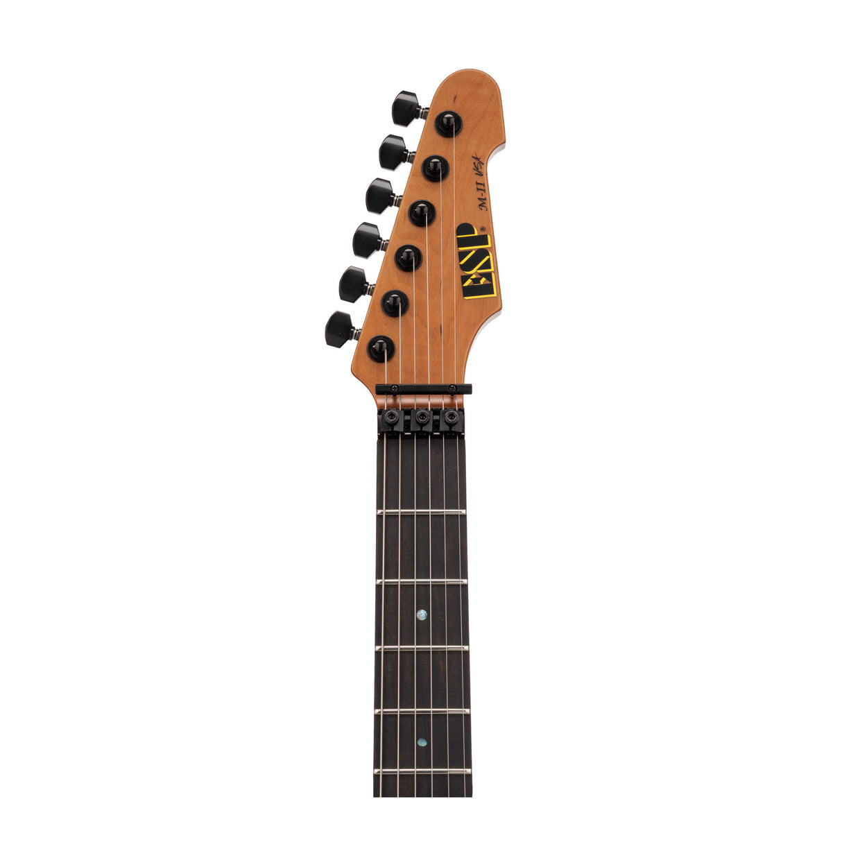 ESP USA M2 FR Flamed Maple BH Lynch Burst Satin SD1 - Quarter Sawn Maple Neck