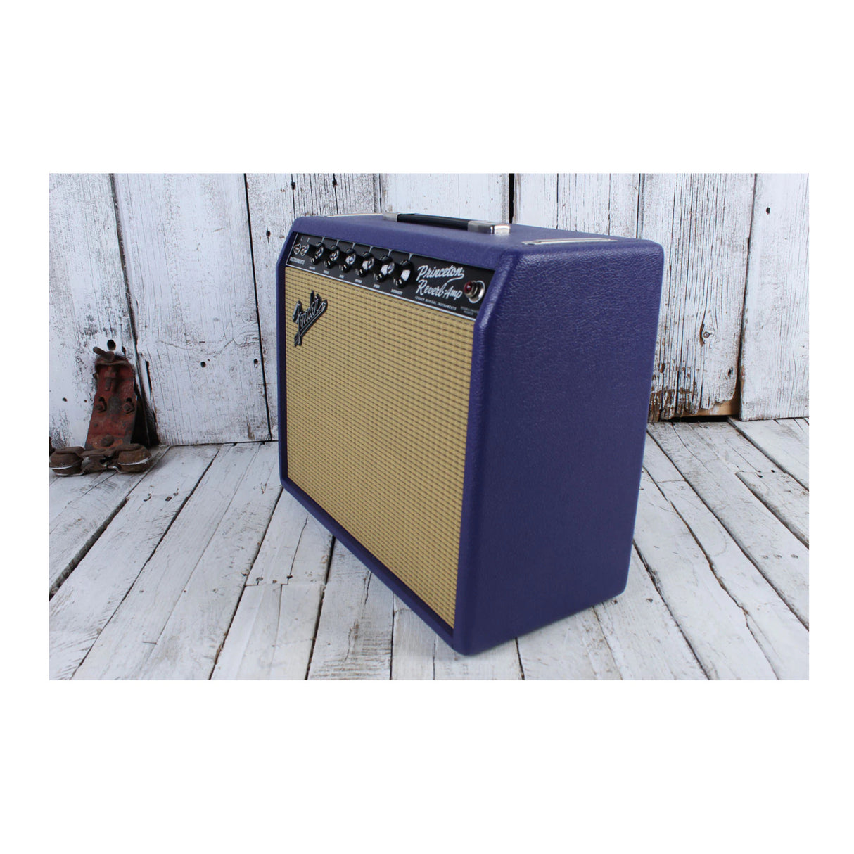 Fender '65 Princeton Reverb Plum Amplifier with Celestion Greenback Speaker