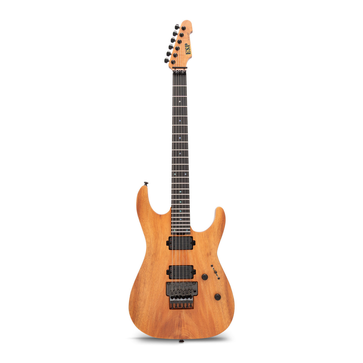 ESP USA Electric Guitar Koa Top Mahogany 6-String with Black Winter Pickups