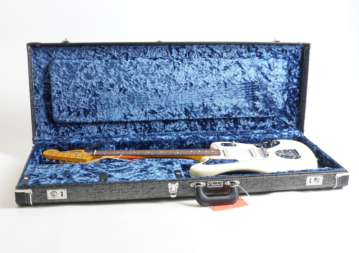 Fender Johnny Marr Jaguar Electric Guitar, Olympic White, Rosewood Fingerboard (Used)
