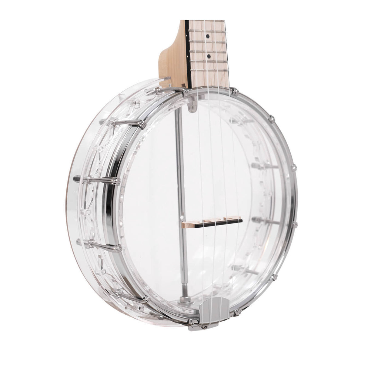 Gold Tone Little Gem: See-Through Banjo-Ukuleles with Gig Bag (Diamond)