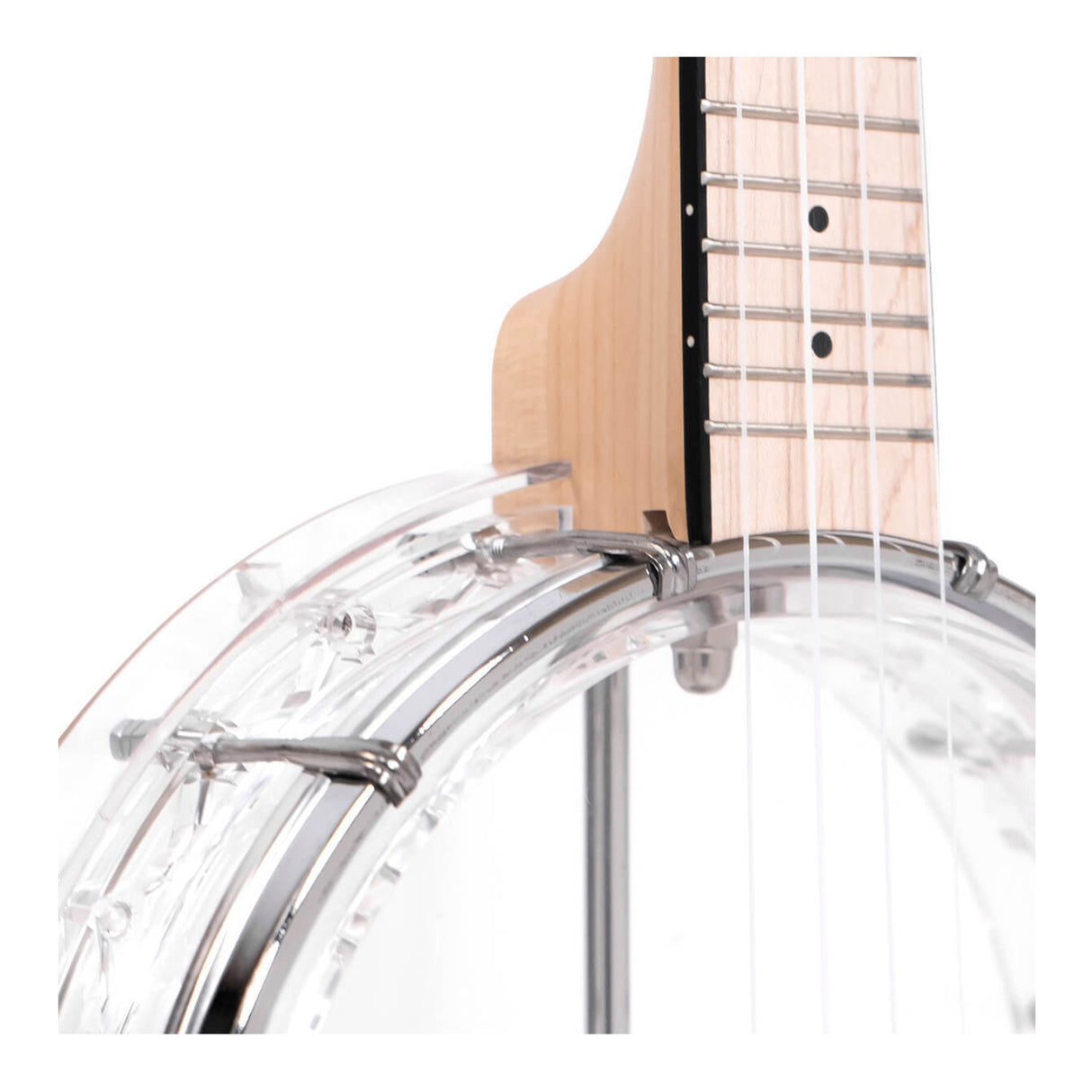 Gold Tone Little Gem: See-Through Banjo-Ukuleles with Gig Bag (Diamond)