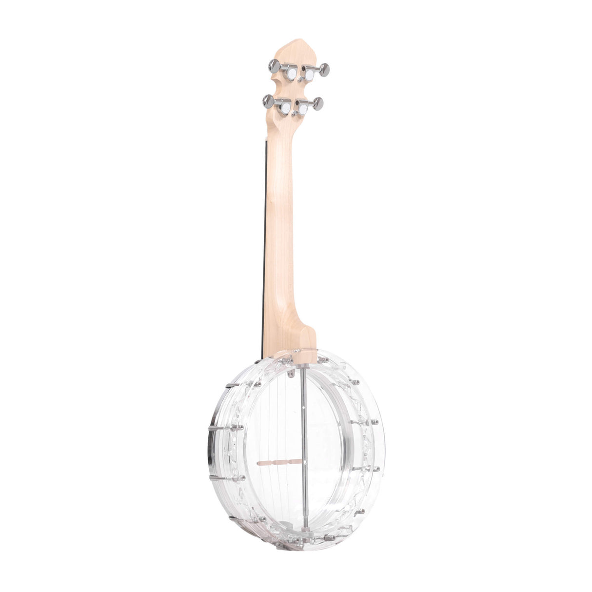 Gold Tone Little Gem: See-Through Banjo-Ukuleles with Gig Bag (Diamond)