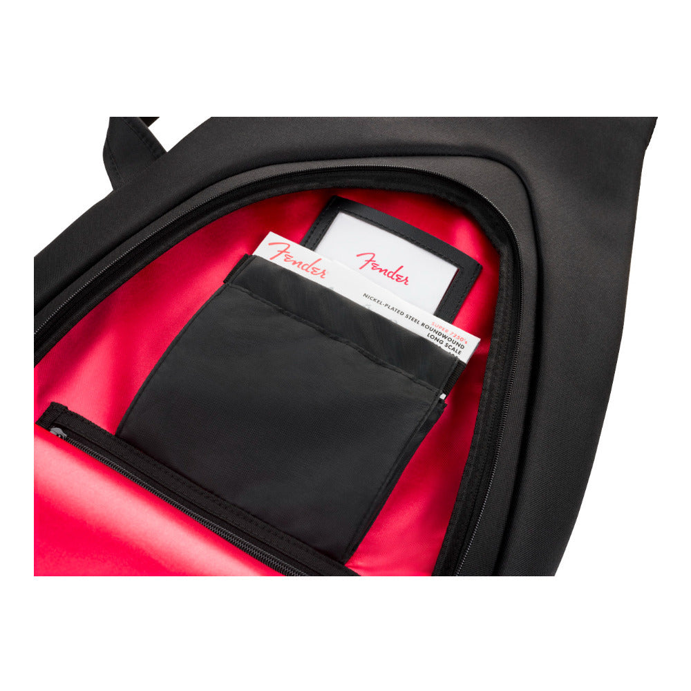 Fender F610 Electric Bass Gig Bag with Ice Blue Metallic LOGO (Black)