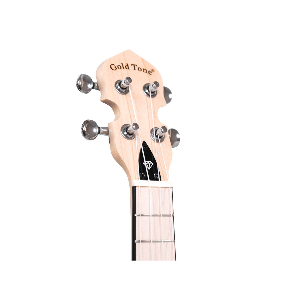 Gold Tone Little Gem See-through Banjo Ukulele (Sapphire) with Gig Bag