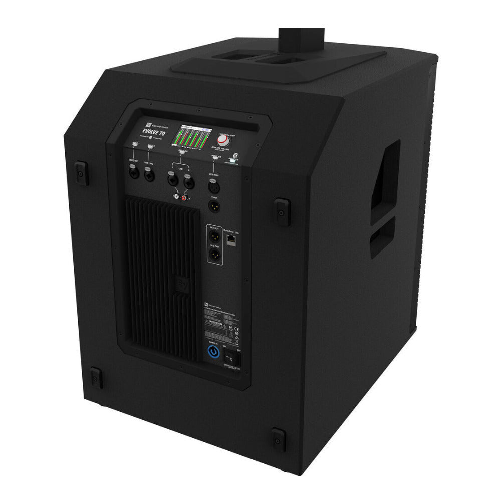 Electro-Voice EVOLVE 70 Portable PA System with 15-Inch Subwoofer Bundle