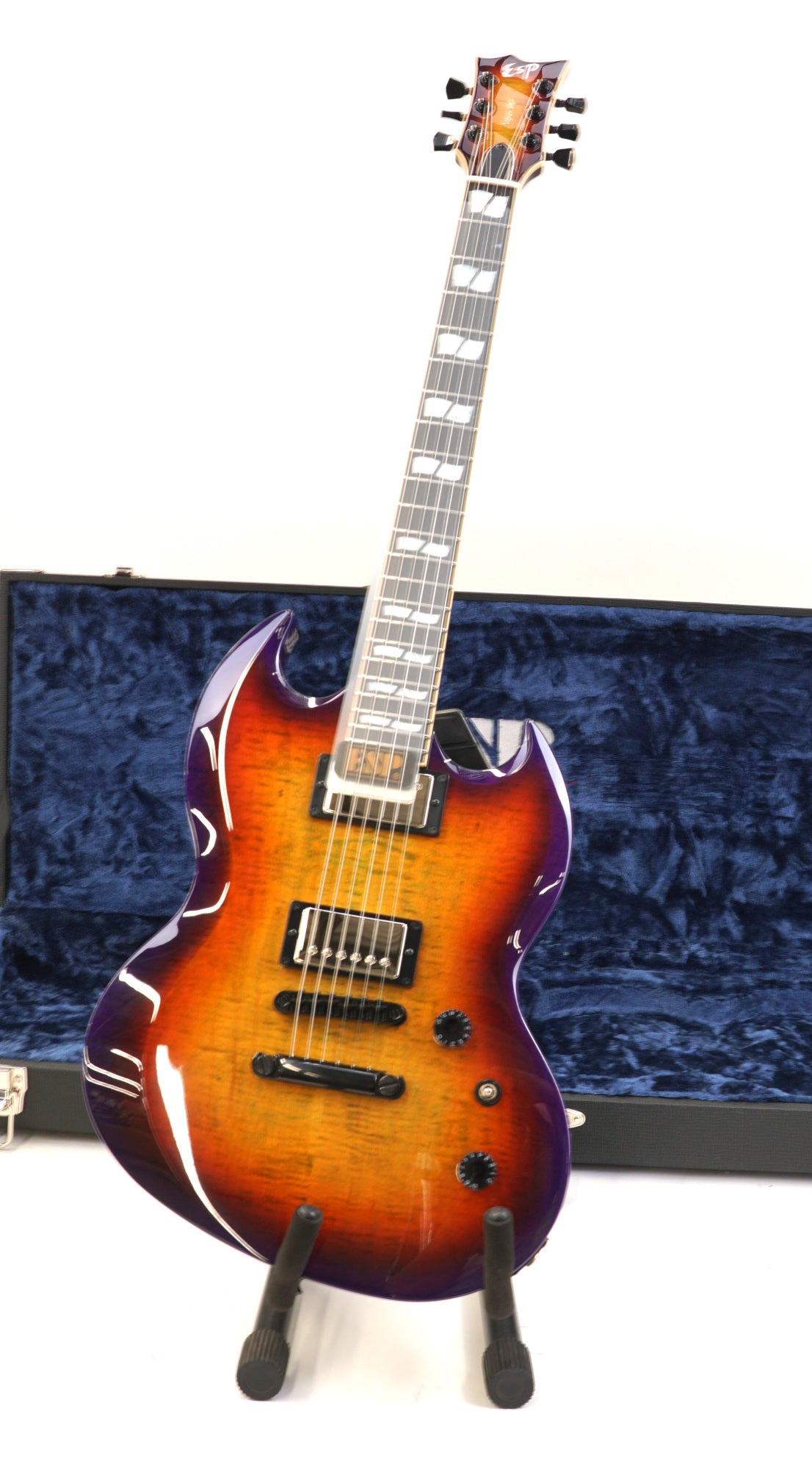 USA VIPER Flame Maple Lynch Burst with Hardshell Case (Used)