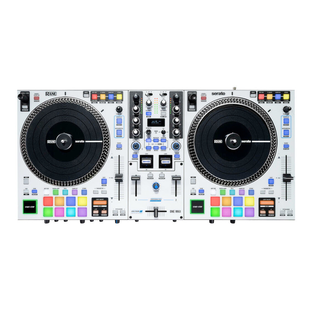 RANE DJ ONE MKII Professional Motorized DJ Controller with Stem Controls (White)