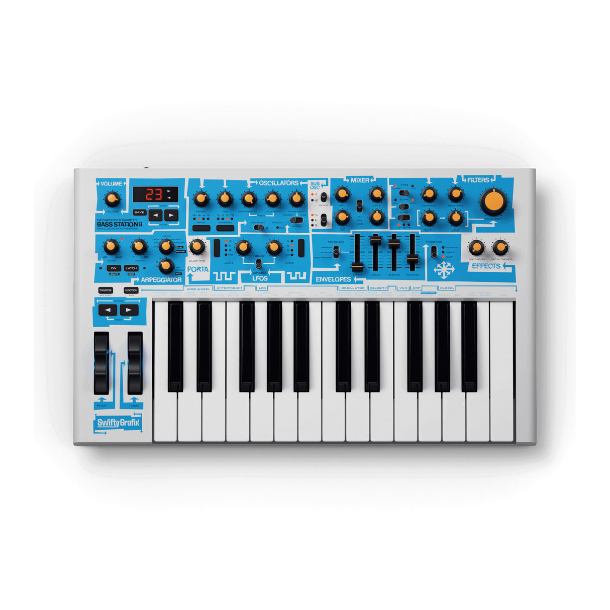 Novation Bass Station II Swifty Edition Analog Synthesizer (Limited Edition)