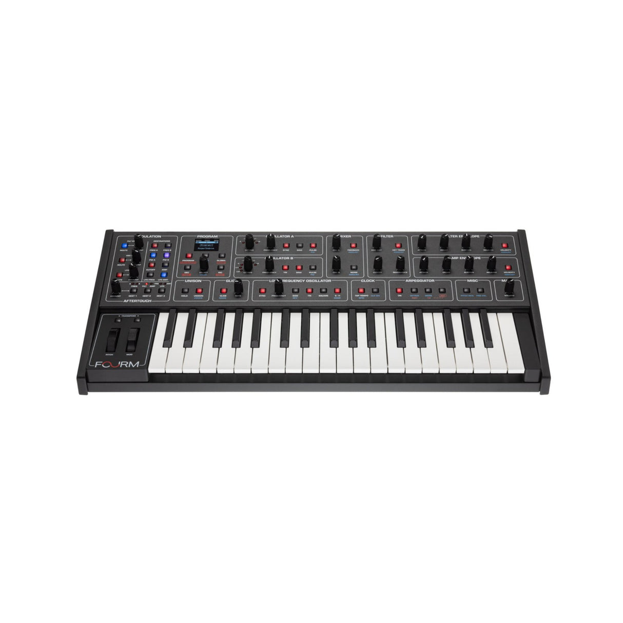 Sequential Fourm 4-Voice Analog Synthesizer with Polyphonic Aftertouch