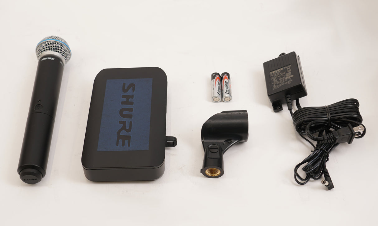 Shure BLX24/B58 10 mW Wireless Handheld Microphone System with J11 Band (Used)