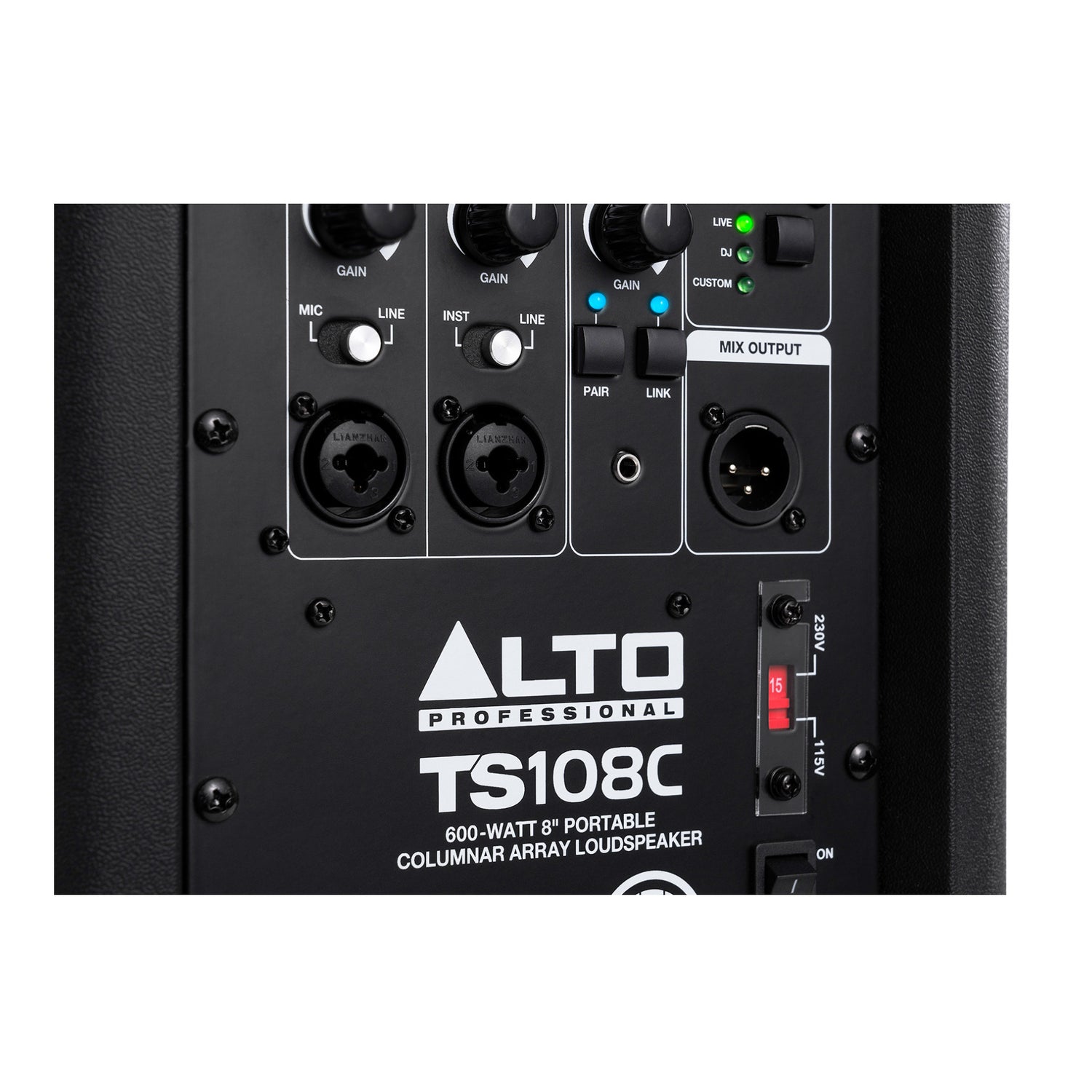 Alto Professional TS108-C Portable Column Array 8" Speaker 600W