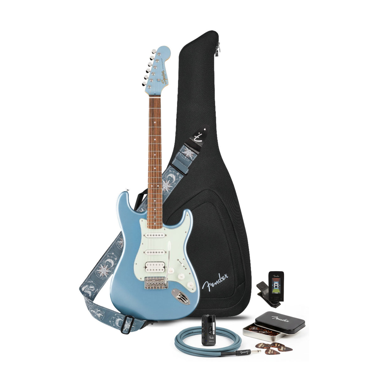 Fender Squier Limited Edition Classic Vibe '60s Strat (Ice Blue Metallic) Bundle