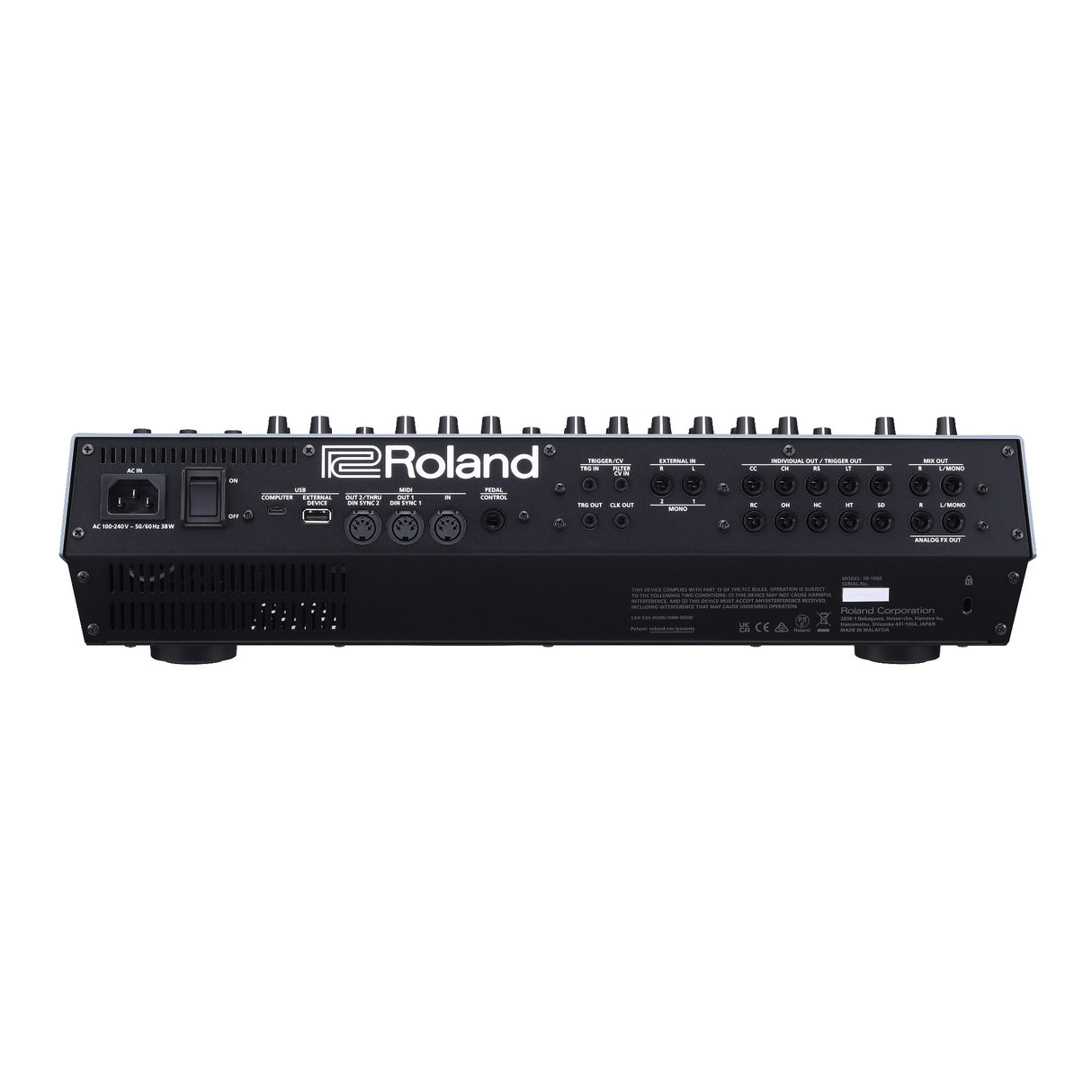 Roland TR-1000 Drum Machine with Multi-Layer Step Sequencer and Built-In Sampler