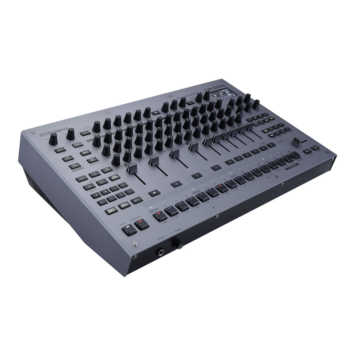 Roland TR-1000 Drum Machine with Multi-Layer Step Sequencer and Built-In Sampler