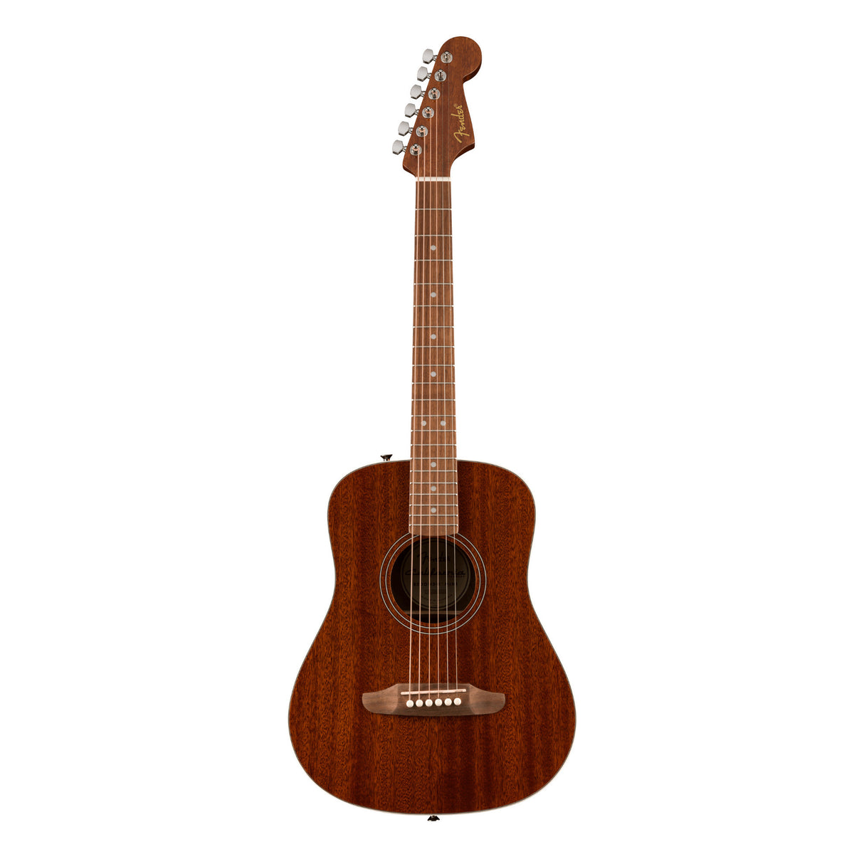 Fender California Standard Redondo Mini with Bag and Sapele Top (Natural Sapele)