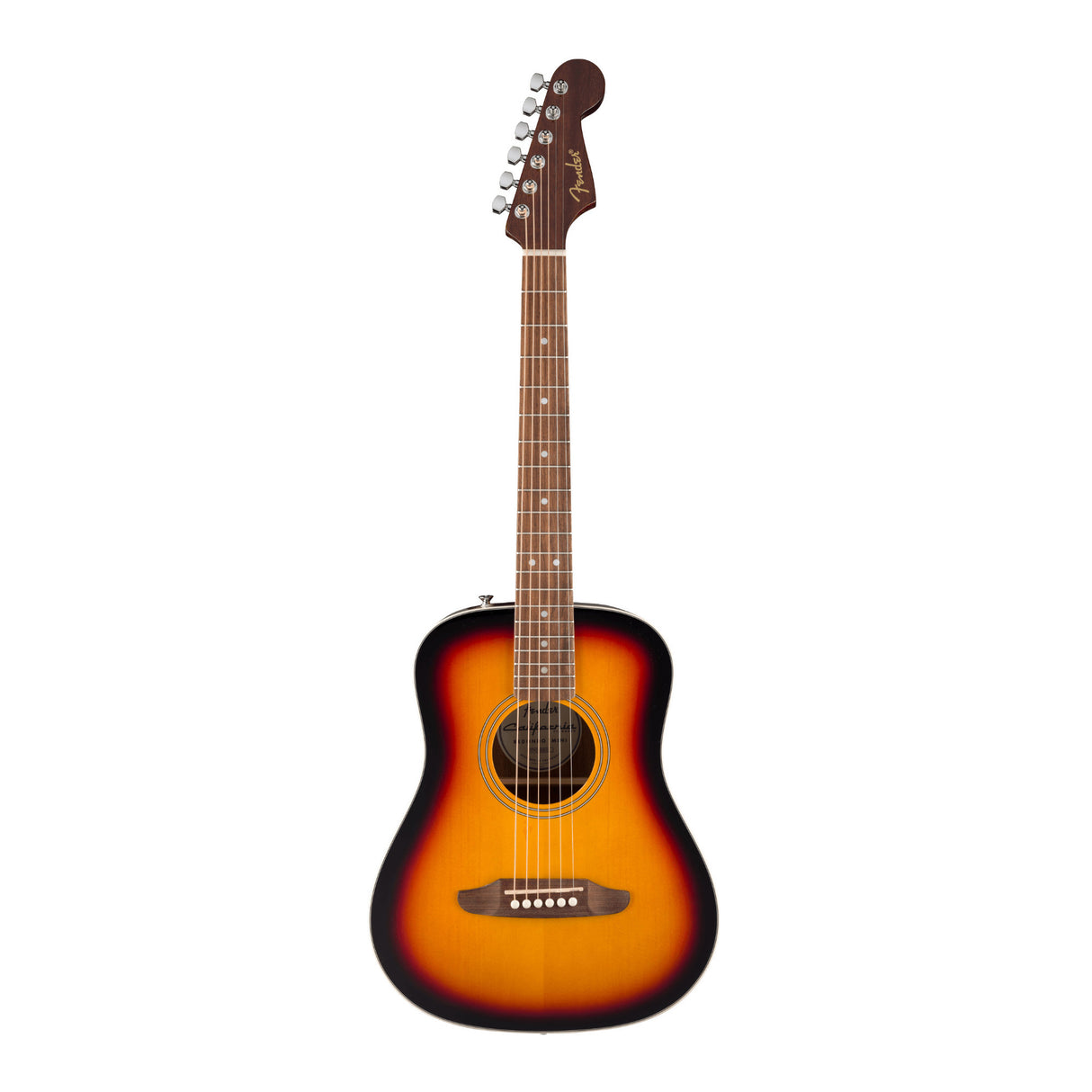 Fender California Standard Redondo Mini with Bag, Spruce Top, 3-Color Sunburst