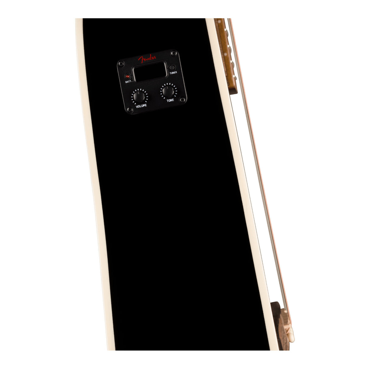 Fender California Standard Redondo CE, Spruce Top, Ivory Pickguard, Black