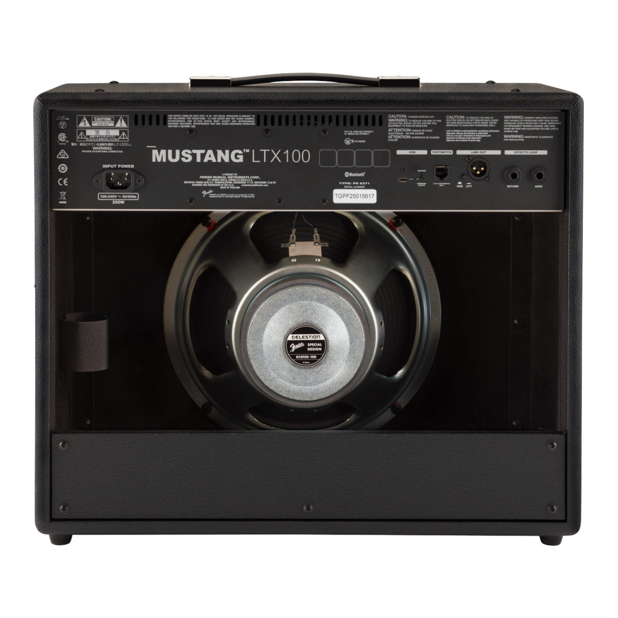 Fender Mustang LTX100 100-Watt 120V Combo Amplifier (Black)