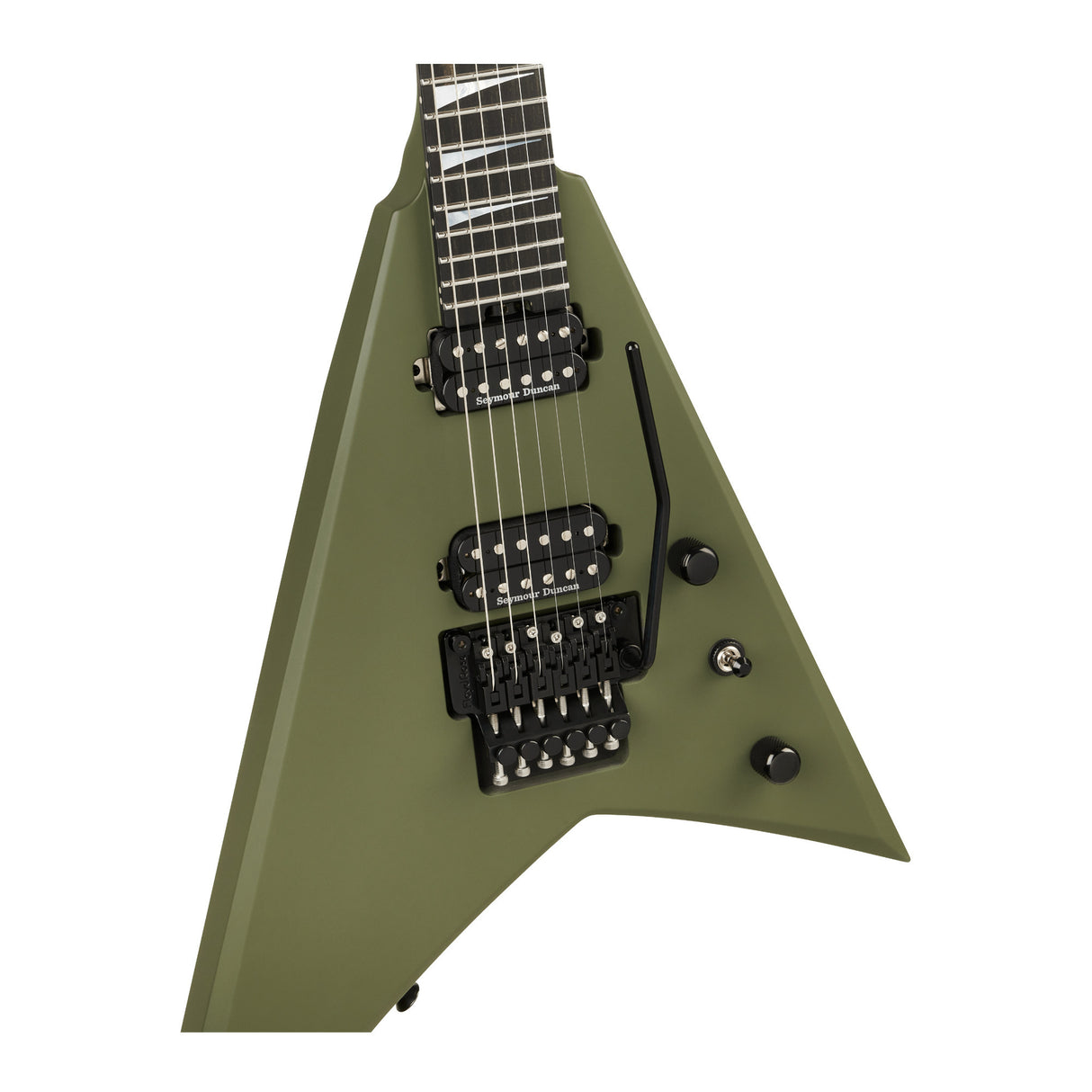 Jackson American Series Rhoads RR24 Electric Guitar (Matte Army Drab)