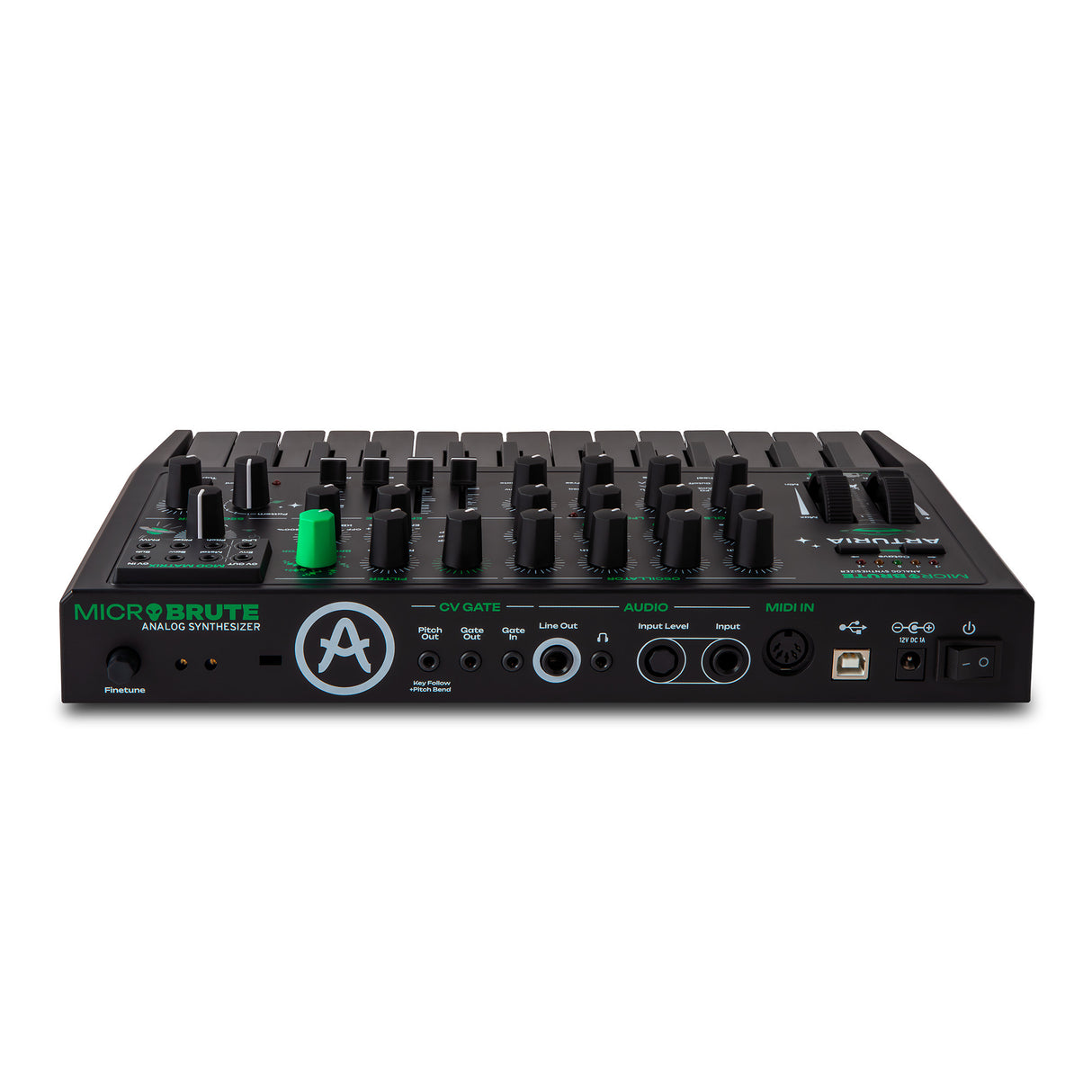 Arturia MicroBrute UFO Analog Synthesizer with USB MIDI and Mini-Keyboard