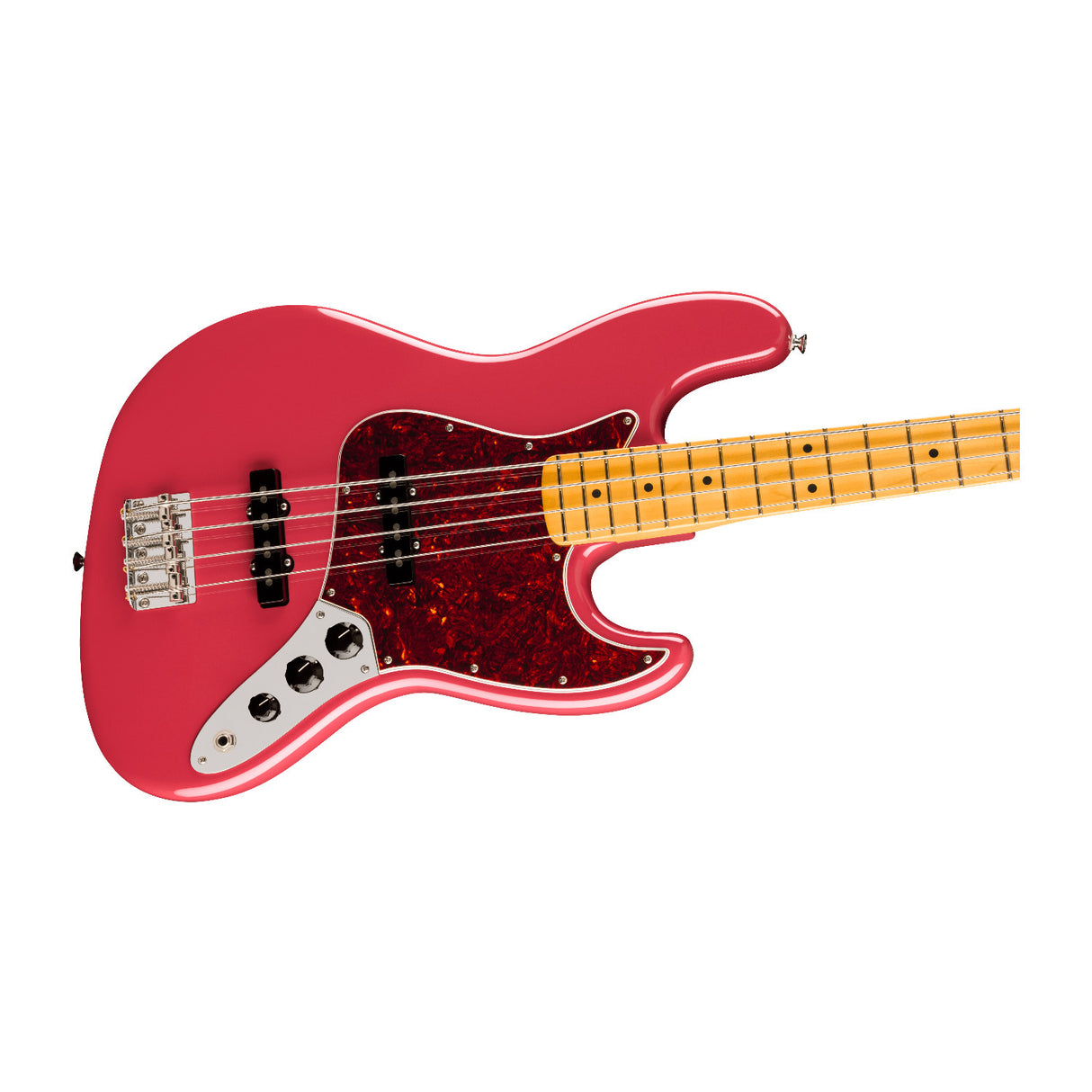 Fender American Professional Classic Jazz 4-String Bass Guitar Faded Dakota Red