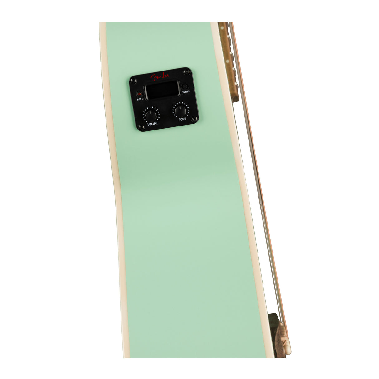 Fender California Standard Monterey E Spruce Top Ivory Pickguard (Surf Green)