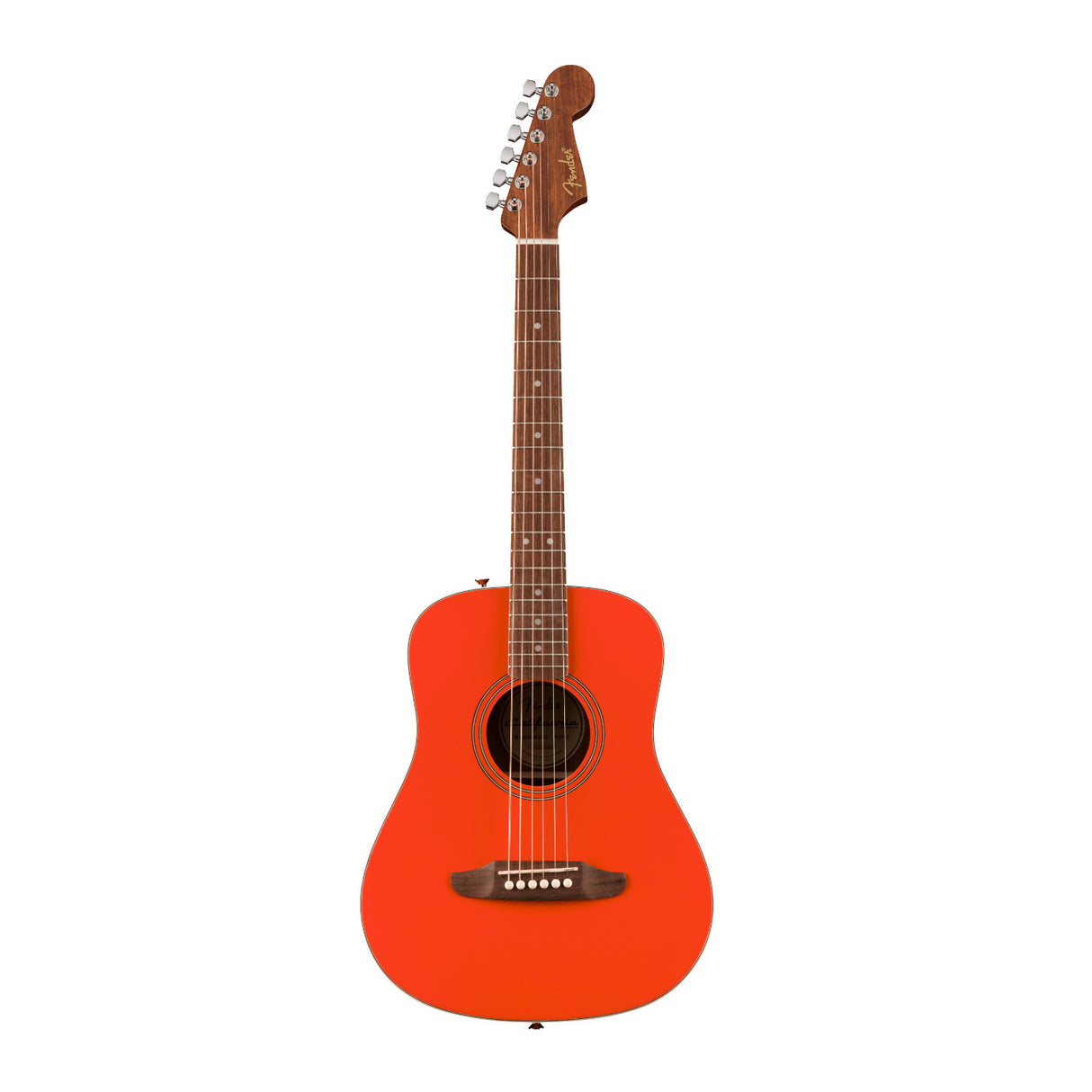 Fender California Standard Redondo Mini Acoustic Guitar with Bag (Fiesta Red)