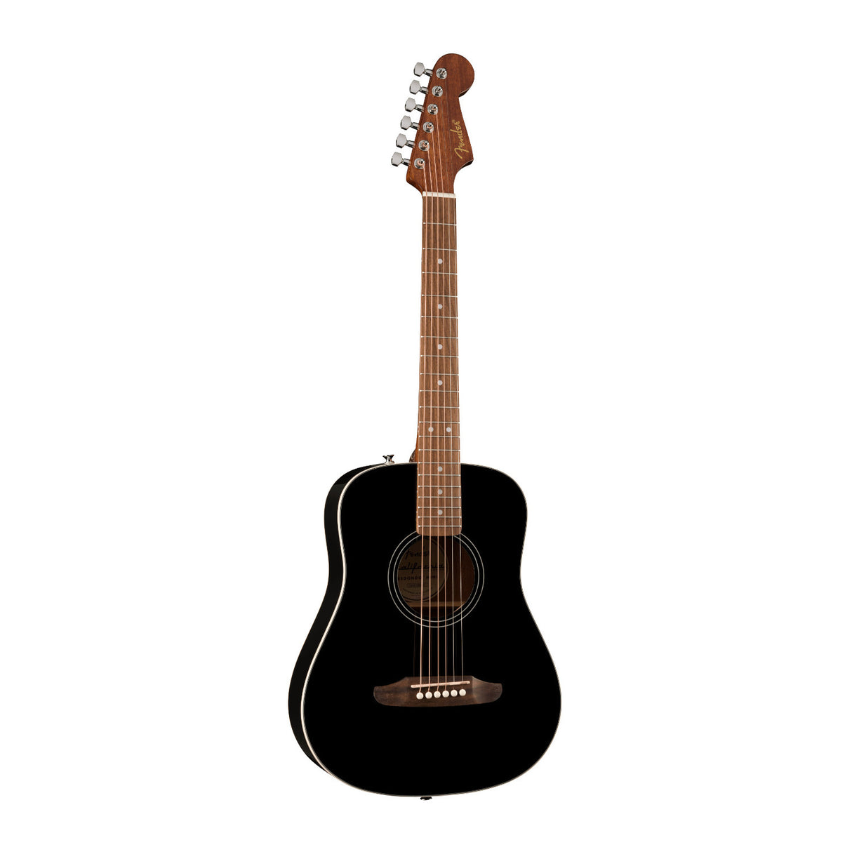 Fender California Standard Redondo Mini Acoustic Guitar with Bag (Black)