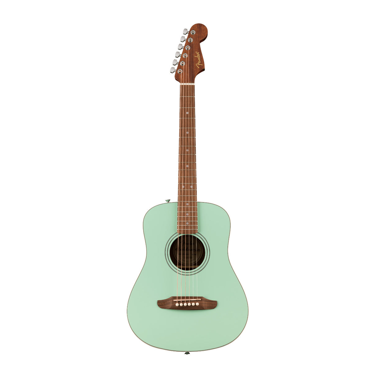 Fender California Standard Redondo Mini Acoustic Guitar with Bag (Surf Green)