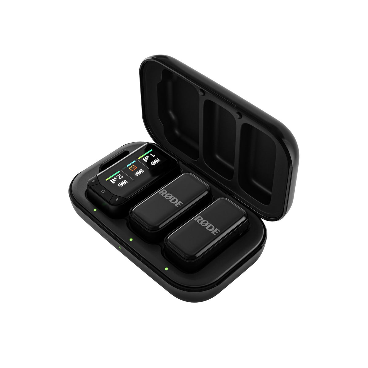 RDE Wireless Micro Camera Kit with Dual Clip-On Mics and Charging Case (Open Box)