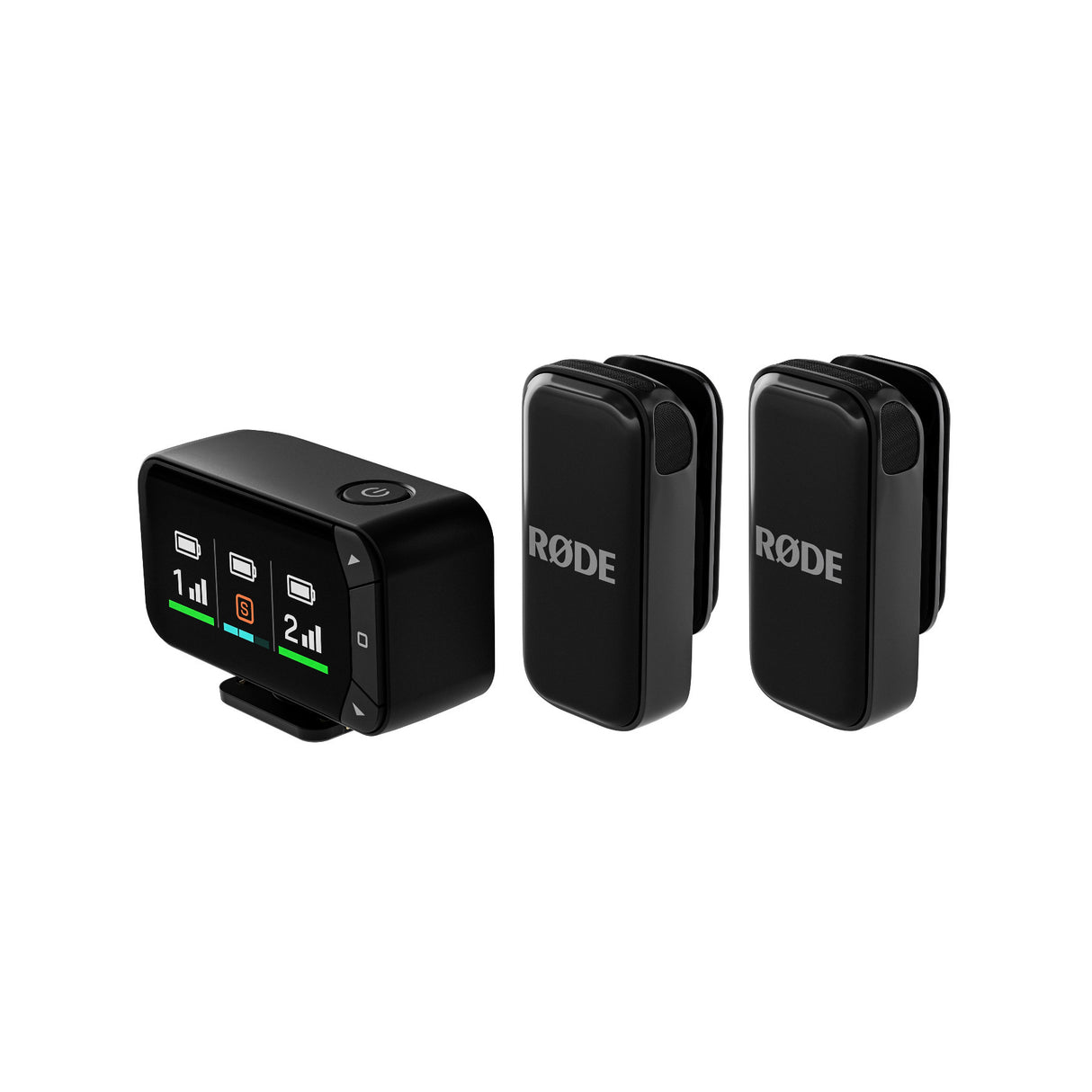 RDE Wireless Micro Camera Kit with Dual Clip-On Mics and Charging Case