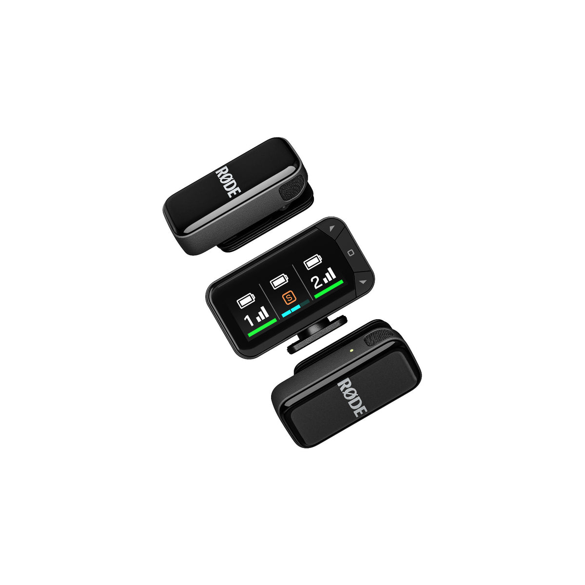 RDE Wireless Micro Camera Kit with Dual Clip-On Mics and Charging Case (Open Box)