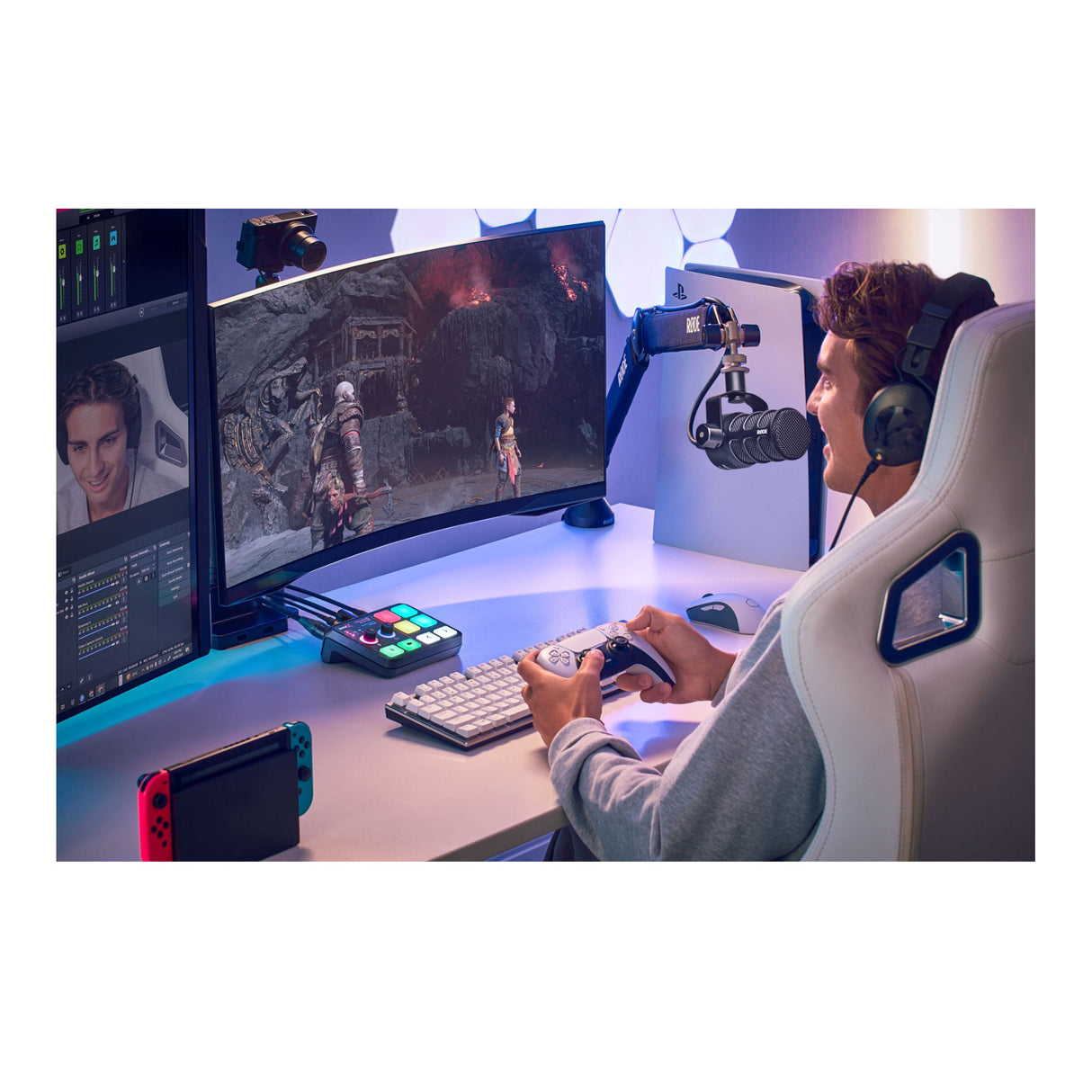 RODE PSA1+ Professional Studio Boom Arm with Precise Positioning (Orange)