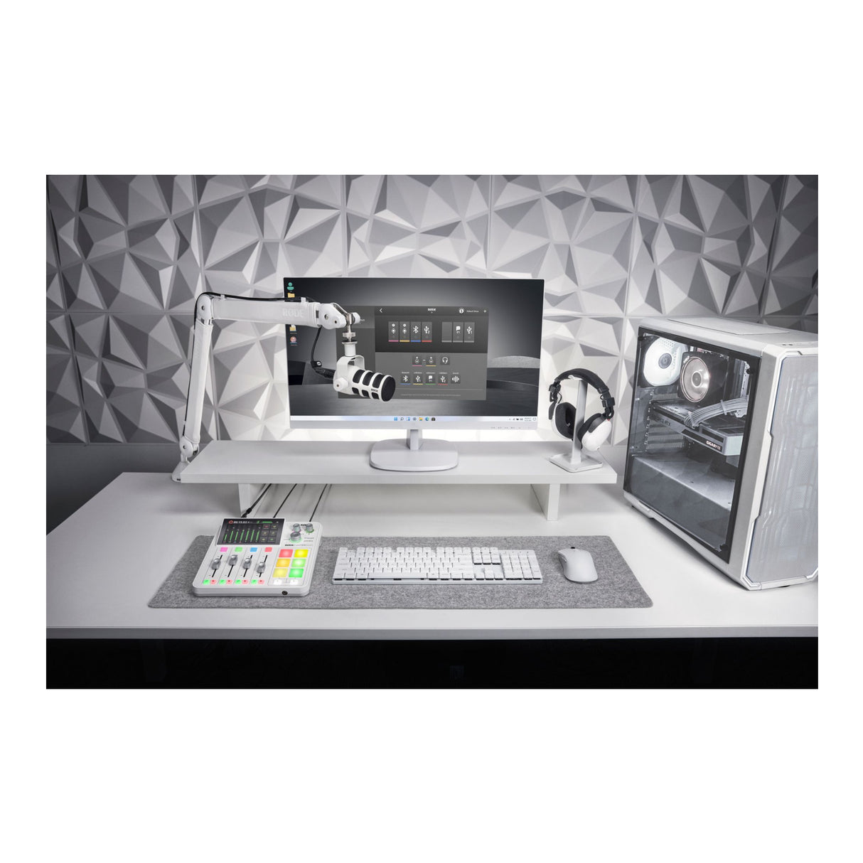 RODE PSA1+ Professional Studio Boom Arm with Precise Positioning (Pink)