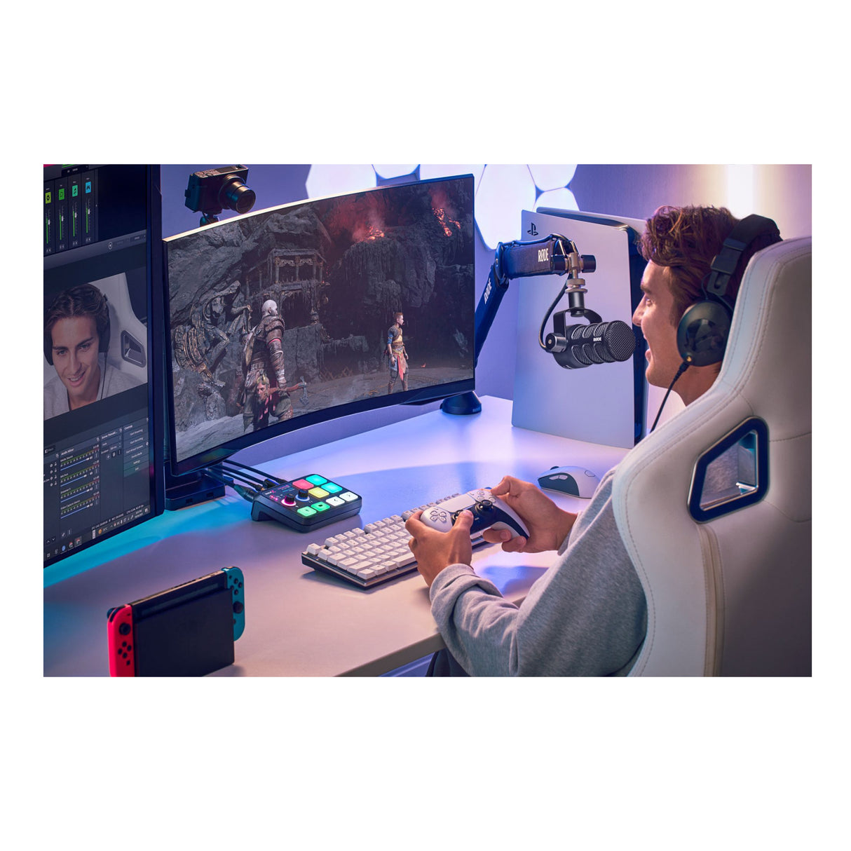 RODE PSA1+ Professional Studio Boom Arm with Precise Positioning (Pink)