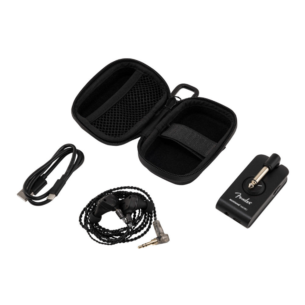 Fender Mustang Micro/Micro Plus Case - 3mm EVA Foam Shell (Black)