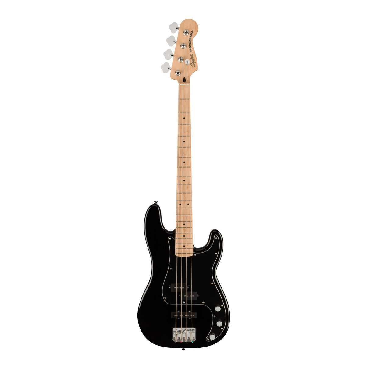 Squier Affinity Precision Bass PJ Pack Black with Gig Bag and Rumble 15 Amp 120V